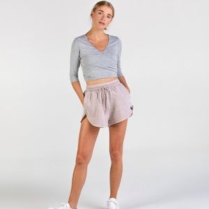 Heather Dual Band Shorts